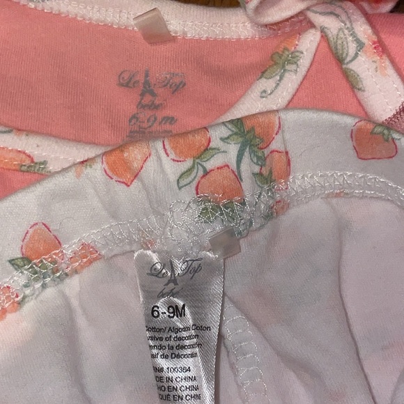 •LE TOP BÉBÉ•"SWEET LIKE MOMMY" MATCHING SET LITTLE GIRLS SIZE 6-9 MONTHS - Picture 3 of 5